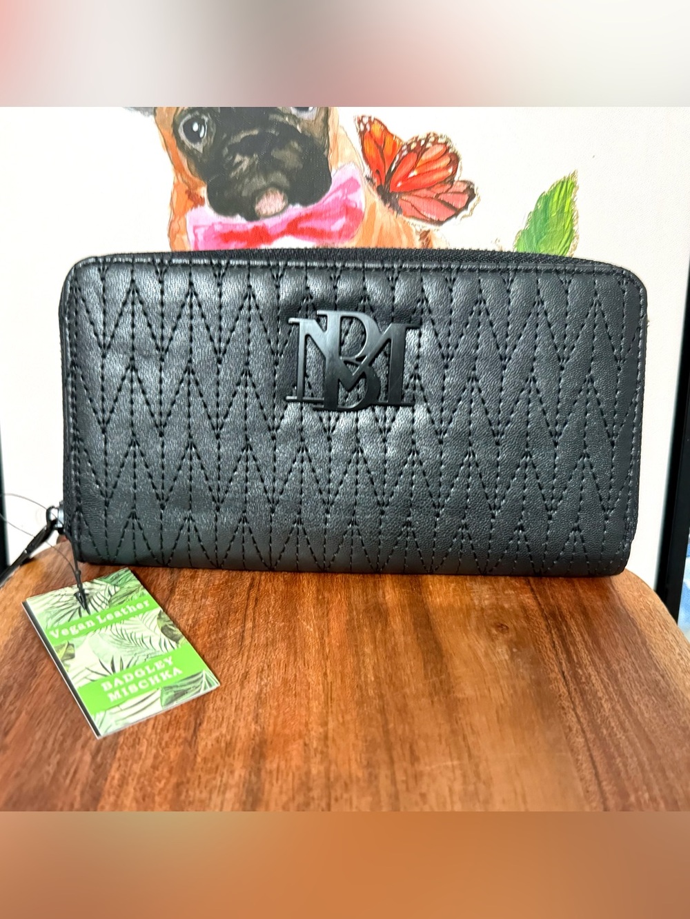 Badgley Mischka Phone Wallet-New
